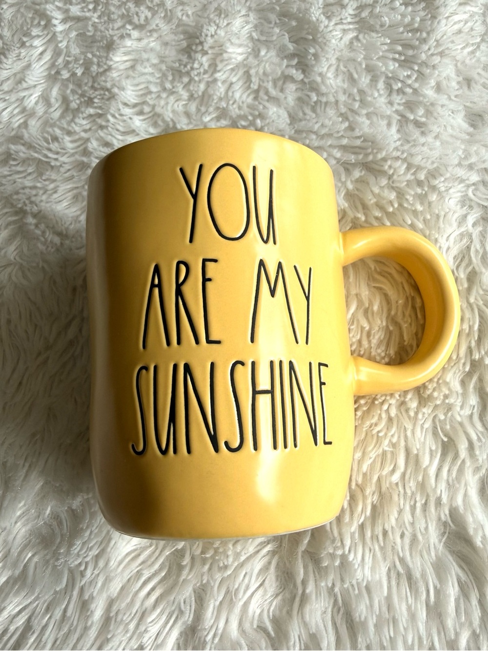 Rae Dunn Yellow "You Are My Sunshine" Coffee Mug